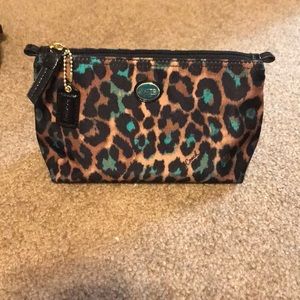 Coach makeup bag
